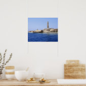 Poster Phare sur les îles Brother, Mer Rouge, Egypte (Cuisine)