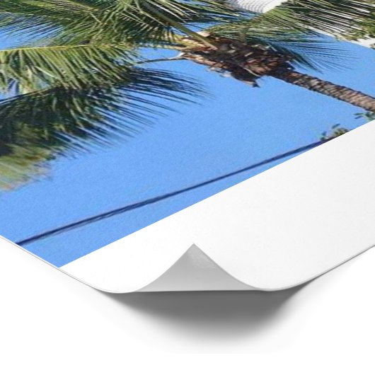 Poster Phare tropical (Coin)