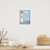 Poster Phare vintage (Cuisine)