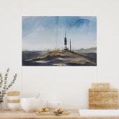 Poster Phare vous guidant chez vous (Cuisine)