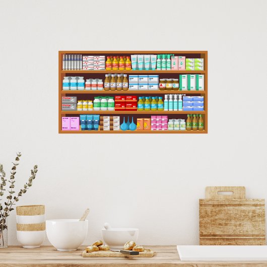 Poster Pharmacie (Cuisine)