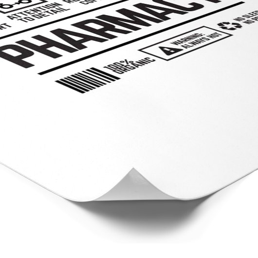 Poster pharmacie (Coin)