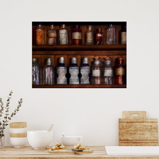 Poster Pharmacie - Bonafide Cures (Cuisine)
