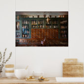 Poster Pharmacie - Juste derrière le comptoir (Cuisine)