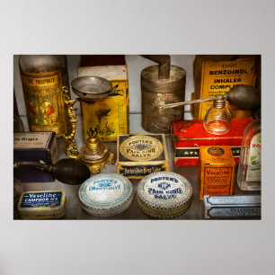 Poster Pharmacie - Le roi de la douleur
