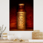 Poster Pharmacie - L'original huile de serpent (Cuisine)