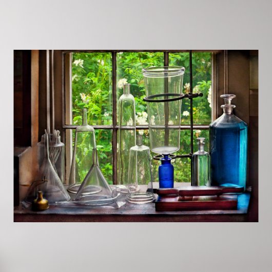 Poster Pharmacie - Outils pharmaceutiques (Devant)