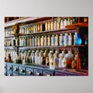 Poster Pharmacie - Pick et Elixir