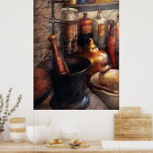 Poster Pharmacie - pilon - Pharmacologie (Cuisine)