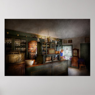 Poster Pharmacie - préparations de matin