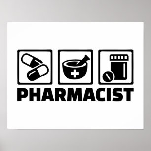 Poster Pharmacien