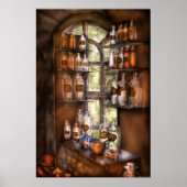 Poster Pharmacien - Diverses potions (Devant)