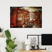 Poster Pharmacien - En coulisses (Bureau à domicile)