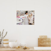 Poster Pharmacien parlant au client dans une pharmacie (Cuisine)