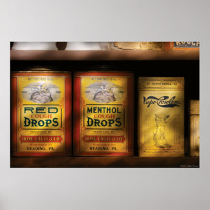 Poster Pharmacien - pastilles