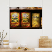 Poster Pharmaciens - Gouttes de toux (Cuisine)