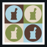 Poster Pharmacologie Pop Art<br><div class="desc">Pharmacologie de la pop art. Obtenez ce design amusant avec votre passe-temps,  votre occupation ou votre obsession sur de grands t-shirts,  autocollants et bien plus encore. Ils font aussi de grands cadeaux !</div>