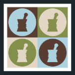 Poster Pharmacologie Pop Art<br><div class="desc">Pharmacologie de la pop art. Obtenez ce design amusant avec votre passe-temps,  votre occupation ou votre obsession sur de grands t-shirts,  autocollants et bien plus encore. Ils font aussi de grands cadeaux !</div>