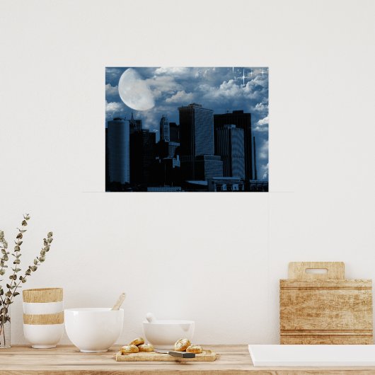 Poster Phase de la lune (Cuisine)