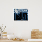Poster Phase de la lune (Cuisine)