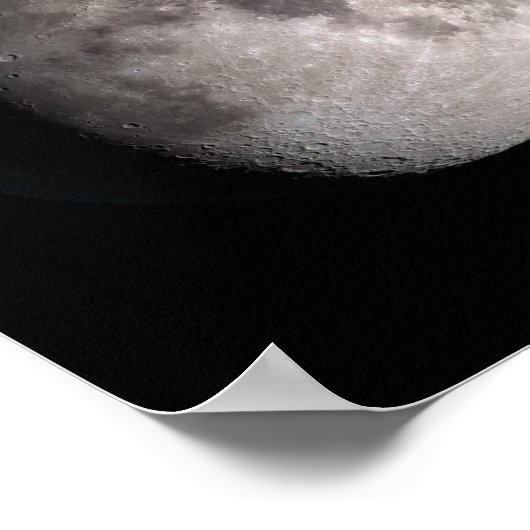 Poster Phase de lune gibbbeuse (Coin)