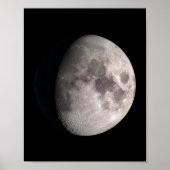 Poster Phase de lune gibbbeuse (Devant)