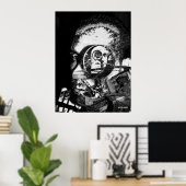 Poster phase terminale de schizophrénie (Bureau à domicile)