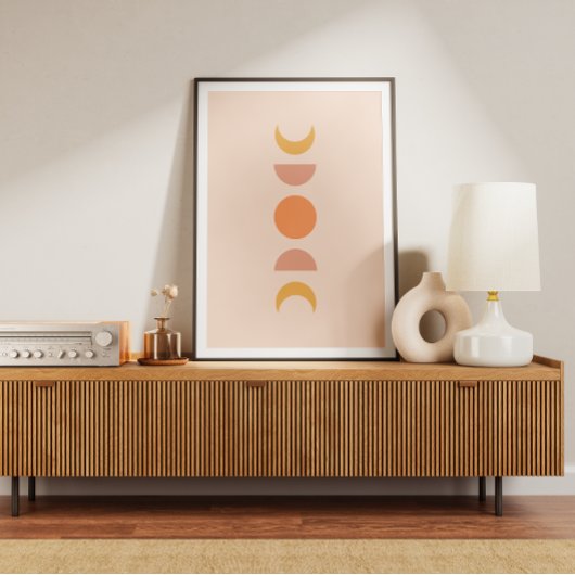 Poster Phases de la lune