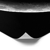 POSTER PHASES DE LA LUNE, LUNE CRÉCENTE. PHOTO 5 DE 5. (Coin)