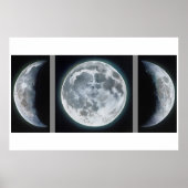 Poster Phases de lune (Devant)