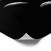 Poster Phases lunaires (Coin)