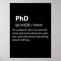PhD Drôle Dictionnaire Définition