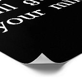 Poster Phil 4:7 Avec un aigle devant le drapeau américain (Coin)