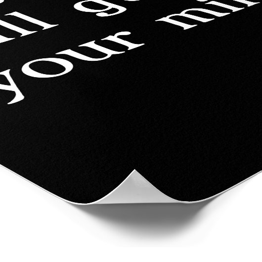 Poster Phil 4:7 Avec un aigle devant le drapeau américain (Coin)