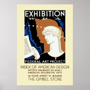 Poster Philadelphia American Design Exhibition