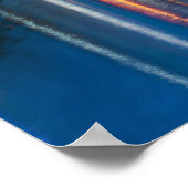 Poster Philadelphia City Skyline à l'affiche de nuit (Coin)