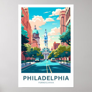 Poster Philadelphia Pennsylvanie Imprimer