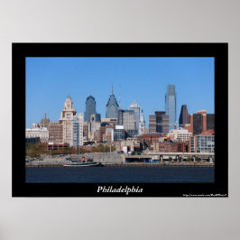 Poster Philadelphia Skyline
