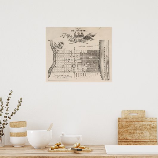 Poster Philadelphie 8 (Cuisine)