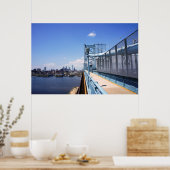 Poster Philadelphie au-dessus du pont (Cuisine)