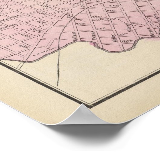 Poster Philadelphie, Camden (Coin)