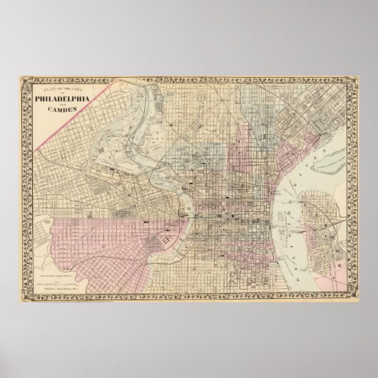 Poster Philadelphie, Camden 2 (Devant)