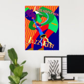 Poster Philadelphie Jazz Fest (Bureau à domicile)
