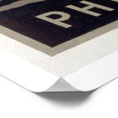 Poster Philadelphie PA Zoo Hippo 1936 WPA (Coin)