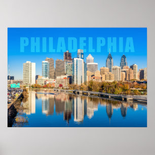 Poster Philadelphie Pennsylvanie