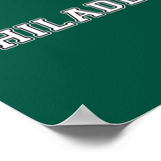 Poster Philadelphie Pennsylvanie (Coin)