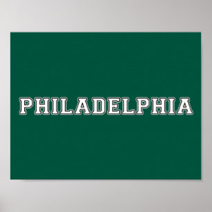 Poster Philadelphie Pennsylvanie