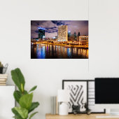 Poster Philadelphie Skyline (Bureau à domicile)
