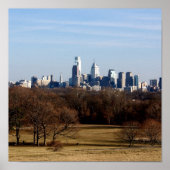 Poster Philadelphie Skyline (Devant)
