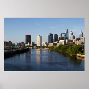 Poster Philadelphie Skyline 3
